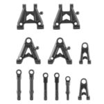 HAIBOXING RC Car Spare Parts, 1/18th Scale Drifting Race Replacement Parts Front/Rear Suspension Arms & Steering Links Apply to 2196 & 2197(29004)