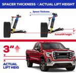 3" Front Leveling Lift Kit for Silverado Sierra 1500 2007-2024 6 Lug - Image 4