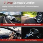 2" Drop Spindles for Chevy Silverado GMC Sierra 1988-98 Suspension Lowering Kit - Image 3