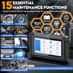 XTOOL D5S OBD2 Scanner Pro: Full System Car Diagnostic Tool with 15 Resets - Image 3