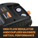 FORNAX 3 Gal Portable Air Compressor | 110 PSI Oil-Free | Home & Workshop Tool - Image 4