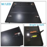Premium LED Tri-Fold Tonneau Cover for Dodge Ram 1500 Truck Bed 5.7/5.8ft - Image 5