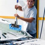 Deluxe Car Wash Kit with Long Handle, Microfiber Mop & Brushes - Image 3