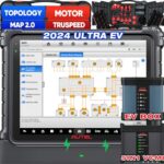 Autel MaxiSys Ultra EV 2024 UltraEV: Updated of MS Ultra MS919 w/EVDiag Kit, High-Voltage System & Battery Analyse, 5in1 VCMI, J2534 Programming Coding, Motor TruSpeed Repair, Topology 2.0, 3000+ Test