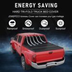Toyota Tacoma 5FT Tonneau Cover: Waterproof Hard Tri-Fold LED Light Truck Bed Accessory - Image 4