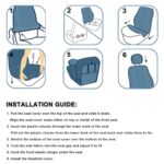 Luxury Black Leather Front Car Seat Cover Custom Fit for Nissan Models - Image 7