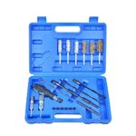 19PCS Diesel Fuel Injector Seat Cleaner Set Washing Cleaner Bristle Kit Cleaning Brushes Auto Repair Tools Car Cleaning Tool