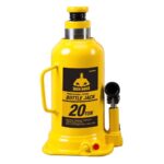 20 Ton (40,000 LBs) Capacity Hydraulic Welded Bottle Jack, TH92004X