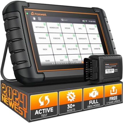 2024 Newest FOXWELL Scanner NT809BT Bidirectional Scan Tool, All System Scanner for Car with 30+ Service Resets, Wireless Diagnostic Scanner for All Vehicles, Accurate Automotive Diagnostic Tools