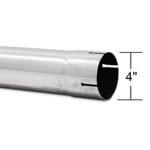 Jamo 4" Muffler Delete Pipe – 30" Long, High-Performance Exhaust Upgrade - Image 3