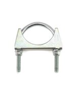 QWORK 2.5" Stainless Steel U-Bolt Exhaust Clamp Set, 2 Pack - Image 3