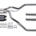 Flowmaster Super 44 Mandrel-Bent Aluminized Dual Truck Exhaust Kit w/Chrome Tips for Silverado, Sierra, F-Series & Ram