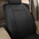 Luxury Black Leather Front Car Seat Cover Custom Fit for Nissan Models - Image 9
