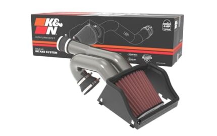 K&N Cold Air Intake System: High-Flow Air-Filter, Increase Performance & Horsepower: Compatible with 2015-2022 FORD F150; 2017-2022 FORD F150 Raptor, 77-2617KC