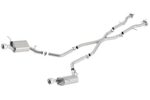 BORLA 140449 Cat-Back Performance Exhaust System for Dodge Durango R/T V8 T-304 Stainless Steel S-Type Sound Dual Split Rear Exit Single 4.5" Round T-304 Stainless Steel Tips On Each Side