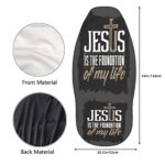 Christian Car Seat Covers Jesus Faith Scripture Auto Front Seat Protectors 2pc - Image 5