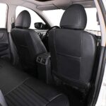 Premium Black Leatherette Seat Covers for Nissan Rogue 2017-2020 (Non-Sport) - Image 3