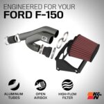 K&N Cold Air Intake for Ford F-150 2015-2022 | Performance Boost & Power Gain - Image 2