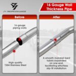 3" Stainless Steel Exhaust Pipe Kit | 16 Gauge Mandrel Bent Tubing 8pc Set - Image 3