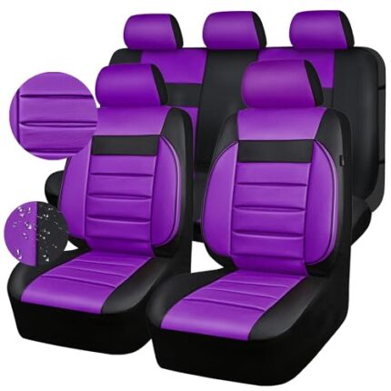 car seat covers in purple