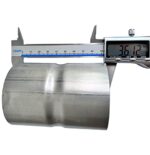 2.5" Stainless Steel Exhaust Reducer Adapter | Universal Fit Coupler Pipe - Image 4