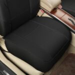Luxury Black Leather Front Car Seat Cover Custom Fit for Nissan Models - Image 6