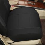 Luxury Black Leather Front Car Seat Cover Custom Fit for Nissan Models - Image 8
