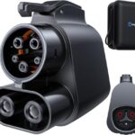 2024 Newest Tesla Supercharger to CCS1 Charging Adapter [Max 500A, 1000V] NACS to CCS Electric Vehicle Adapter, Tesla Supercharger Adapter, Fit for All Ford EVs, Fit for Rivian R1T R1S R2 R3 EVs