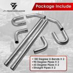 3" Stainless Steel Exhaust Pipe Kit | 16 Gauge Mandrel Bent Tubing 8pc Set - Image 6