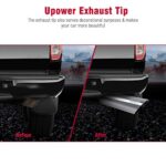 Dual 2.5" to 4" Stainless Steel 18" Exhaust Tips Weld-On Tailpipe Upgrade - Image 7