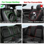 Ford Mustang Custom Fit Black Seat Covers | Premium Full Set Protection 2015-2025 - Image 6
