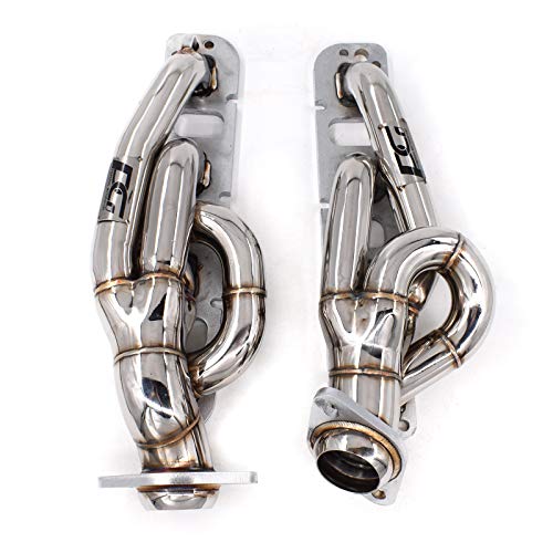 Exhaust Headers 1-5/8 x 2-1/2 in. 304 Stainless Steel Polished Exhaust Headers 1-5/8 x 2-1/2 in. 304 Stainless Steel Polished Finish for 2009-2017 RAM 1500 Pickup Truck 5.7L Hemi V8