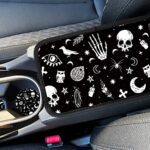 Skeleton Cat Moon Stars Car Seat Cover Set - Universal Fit, Thick Cushion, Comfort Upgrade - Image 6