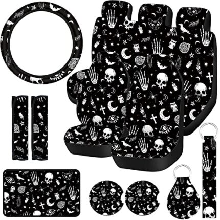 car seat covers gothic