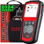 Autel AutoLink AL619 Scanner, 2024 ABS SRS Airbag Warning Light Diagnostic Scan Tool, Up of AL519 ML519 ML619, 10 OBDII Test Modes, DTCs Lookup, Live Data, Turn Off Check Engine Light OBD2 Code Reader