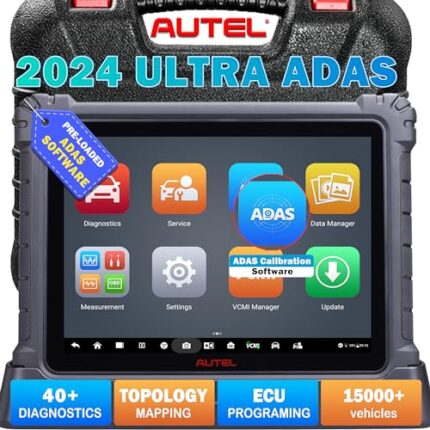 Autel MaxiSYS Ultra ADAS 2024 Top Autel Scanner Topology Mapping 2.0 MaxiFlash VCI Upgrade of MS Ultra / MS909 / MS919 with ADAS Calibration & Wheel Alignment ECU Coding Intelligent Scan