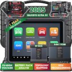 Autel MaxiSys Ultra EV Scanner UltraEV, 2025 High-Voltage System&Battery Pack Analysis Tool, 1 Years Free Update, Advanced MS909EV/Ultra/MS919/Elite, 5-in-1 VCMI, Programming&Coding, 40+ Service