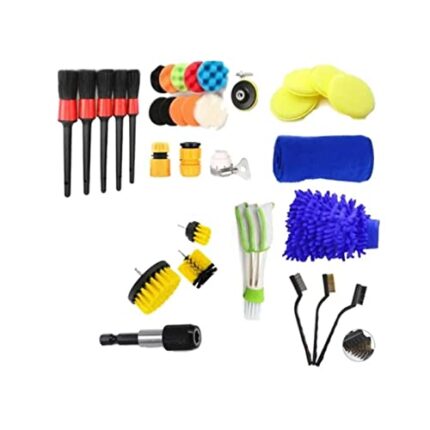 Car Duster Brushes 35 Kit, Auto Cleaning Detailing Brush Car Microfiber Duster Interior Exterior Dusting Tools for Automotive