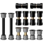 Club Car Precedent Bushing Kit, Front Suspension & Rear Suspension and A Arm Bushing Kits, Polyurethane Bushings Kit Suitable for 2004-Up Precedent, OEM #102506601, 102506401, 102956201, 102956201