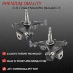 2" Drop Spindles for Chevy Silverado GMC Sierra 1988-98 Suspension Lowering Kit - Image 2