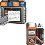 Foxwell NT726 OBD2 Scanners, All System Code Reader Car Diagnostic Tool (Upgraded BT705) FOXWELL BT780 Car Battery Tester with Printer