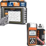 Foxwell NT726 OBD2 Scanners, All System Code Reader Car Diagnostic Tool (Upgraded BT705) FOXWELL BT780 Car Battery Tester with Printer