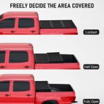 Toyota Tacoma 5ft Bed Tonneau Cover | Waterproof LED Hard Tri-Fold Truck Accessory - Image 2