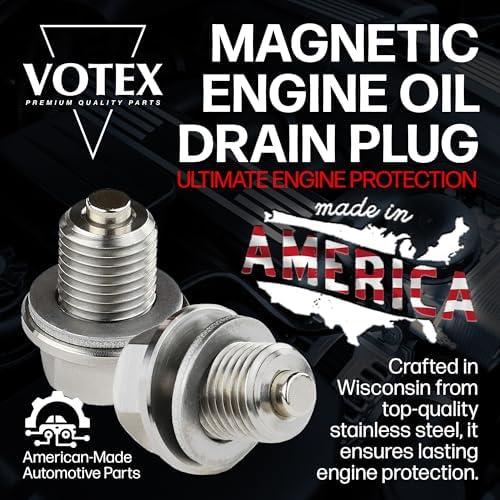 USA-Crafted Oil ​Drain Plug: Magnet ​Meets​ Might!