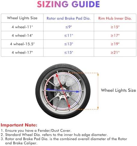 Light Up Our ⁤Rides: ‌17” RGB ‌Wheel Lights for All Adventures!