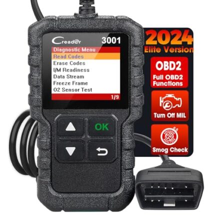 LAUNCH Creader 3001 OBD2 Scanner, Engine Fault Code Reader Mode 6 CAN Diagnostic Scan Tool for All OBDII Protocol Cars Since 1996, Lifetime Free Update