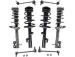 Marketplace Auto Parts Front and Rear Strut Coil Spring and Sway Bar Link Kit - 8 Piece - Compatible with 2008-2013 Toyota Highlander AWD (Models without Sport Suspension Only)