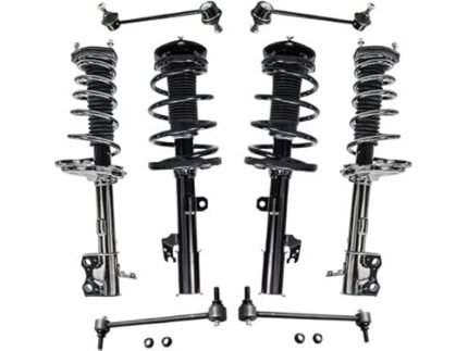 Marketplace Auto Parts Front and Rear Strut Coil Spring and Sway Bar Link Kit - 8 Piece - Compatible with 2008-2013 Toyota Highlander AWD (Models without Sport Suspension Only)