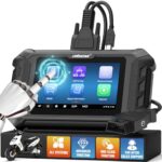 Motorcycle Diagnostic Scan Tool, OBDSTAR iScan for Piaggio All Systems OBD2 Scanner Automotive OBD Code Reader for Engine, ABS, TPMS, Oil Reset, A/F, EOL, IMMO, Auto Vin with 5'' Touch Screen 16GB