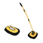 NATTCO Car Washing Kit Universal Car Cleaning Brush Car Wash Mop Brush Telescoping Long Handle Cleaning Mop Chenille Broom Washing Accessories (Color : 2PCS), HUIM SHSE3 STORE-1